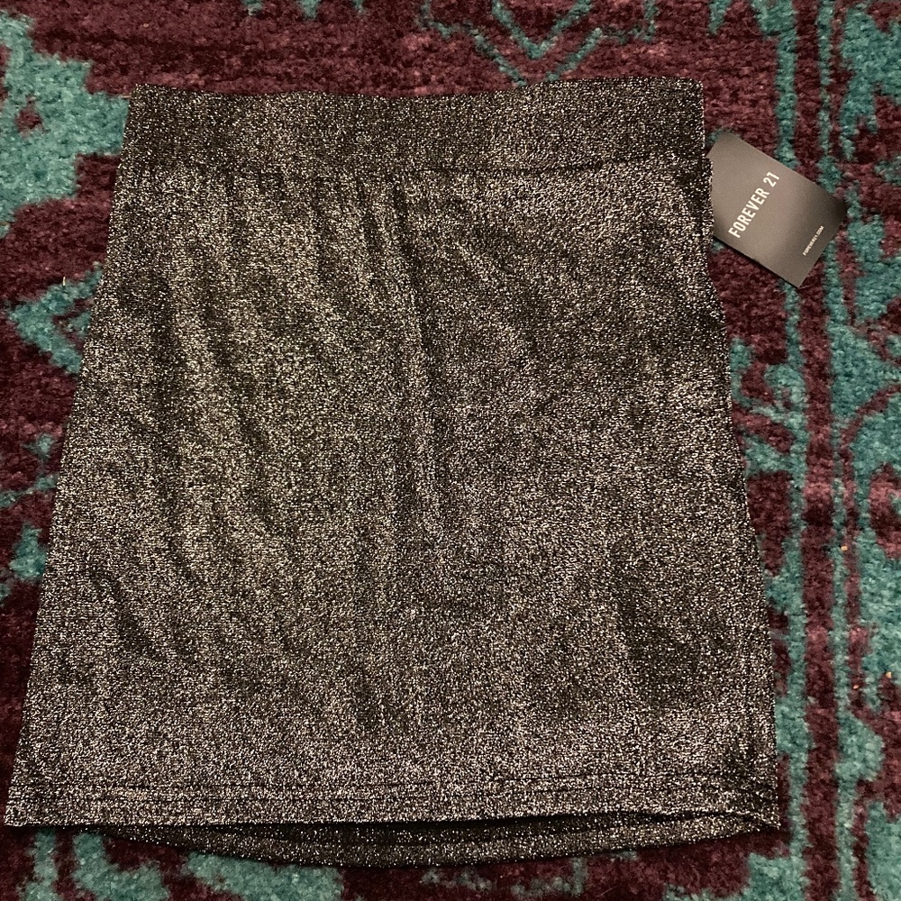 Forever 21 Metallic Skirt